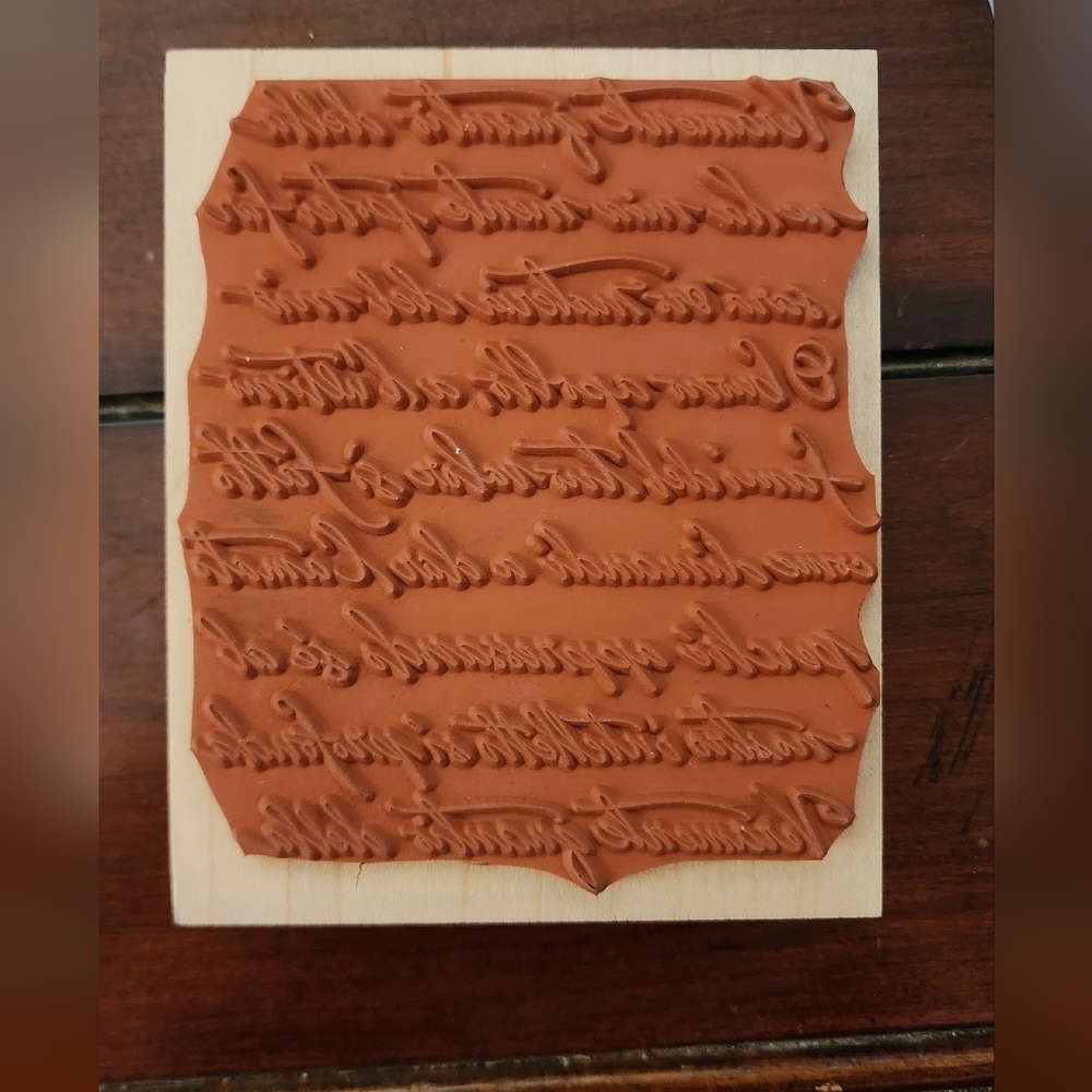 3 XL Inspirational Wooden Stamps - Picture 4 of 6